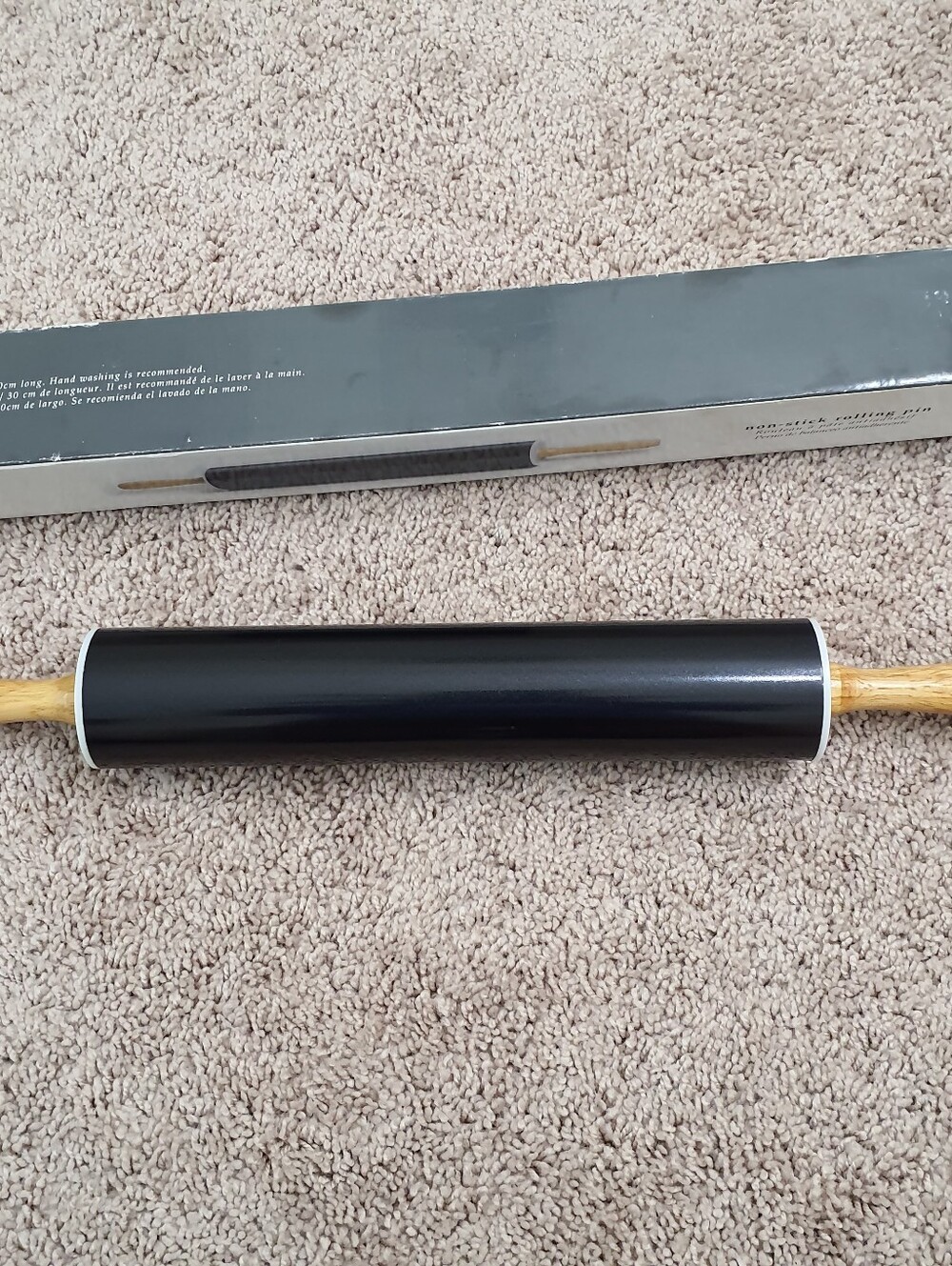 Foxrun Non-Stick Rolling Pin Culinary Tools for Every Kitchen 12 inch long